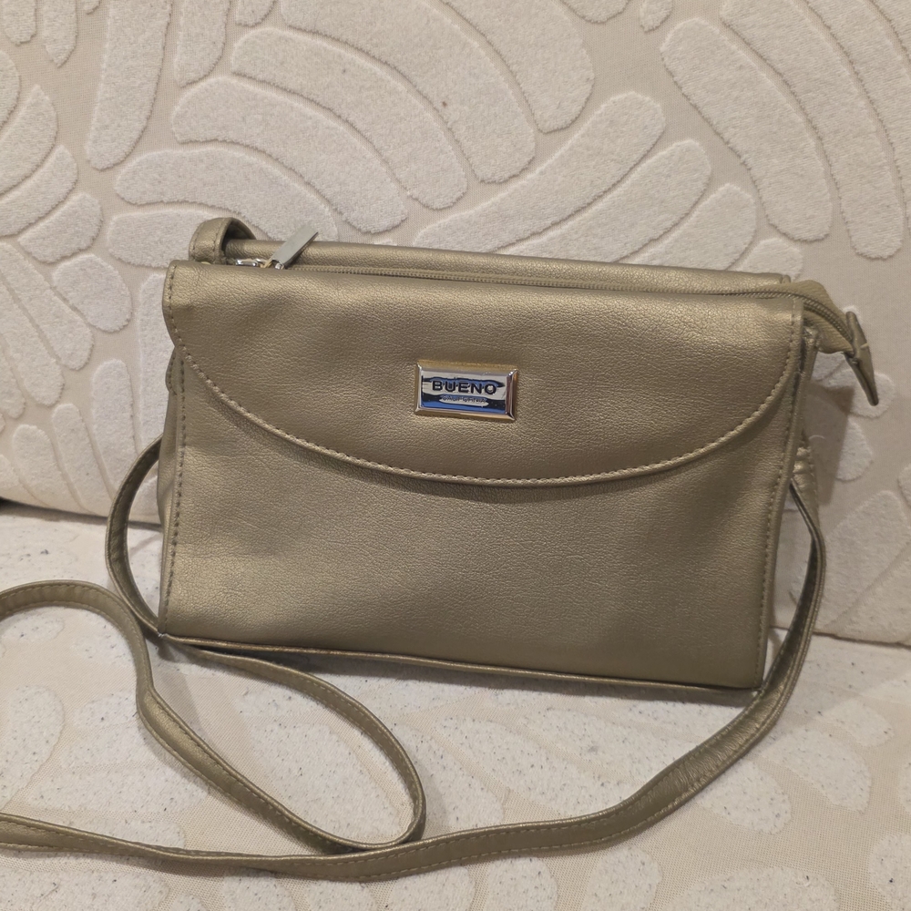Bueno Gold Crossbody Shoulder Bag